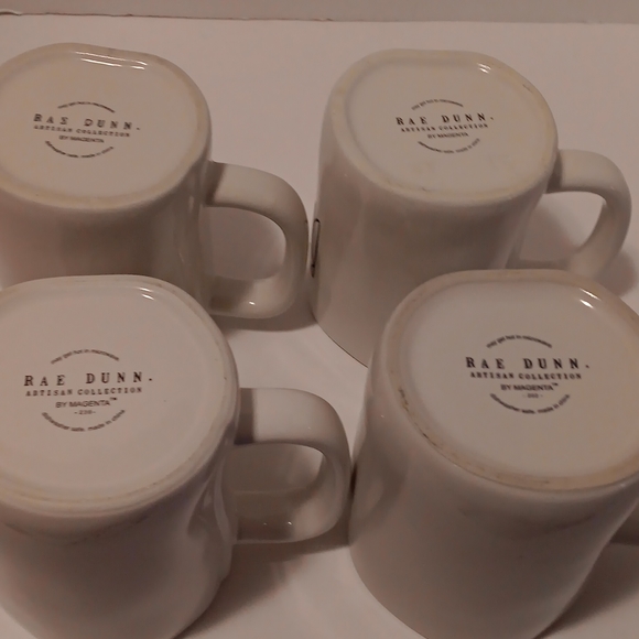 4 Rae Dunn Mugs - Picture 11 of 11
